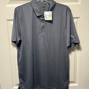 Puma Men's Charcoal Polo Shirt